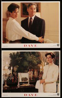 9s032 DAVE 8 8x10 mini LCs '93 Kevin Kline as impostor president, directed by Ivan Reitman!
