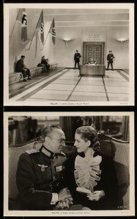 9s372 ESCAPE 8 8x10 stills '40 American Robert Taylor, Nazi mistress Norma Shearer, Veidt!