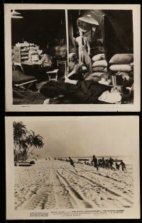 9s442 FIGHTING SEABEES 7 deluxe 8x10 stills '44 great World War II images of Dennis O'Keefe, scenes