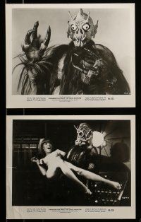 9s327 FRANKENSTEIN MEETS THE SPACE MONSTER 9 8x10 stills '65 with cool alien & sci-fi images!