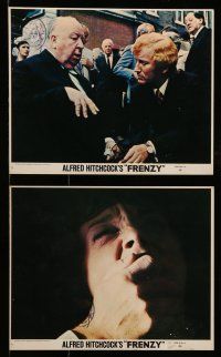 9s004 FRENZY 12 8x10 mini LCs '72 Alfred Hitchcock directed, Barry Foster, Anna Massey!