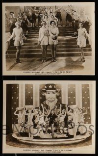 9s742 IT PAYS TO BE FUNNY 4 8x10 stills '47 great wacky images of Milton Berle & sexy women!