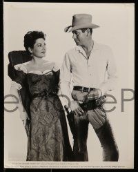 9s529 JUBAL 6 8x10 stills '56 cool western images of cowboy Glenn Ford, sexy Felicia Farr!
