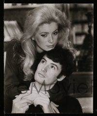 9s747 LA CHAMADE 4 8x10 stills '69 Catherine Deneuve, Francoise Sagan, Michel Piccoli!