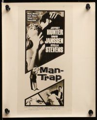 9s158 MAN-TRAP 25 8x10 stills '61 Jeffrey Hunter mixed up with sexy bad girl Stella Stevens!