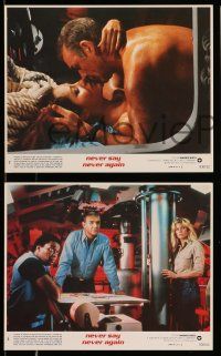 9s129 NEVER SAY NEVER AGAIN 3 8x10 mini LCs '83 great images of Sean Connery as James Bond 007!