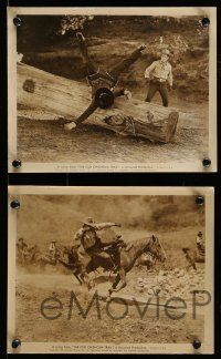 9s765 OLD CHISHOLM TRAIL 4 8x10 stills '43 Johnny Mack Brown in western cowboy action!
