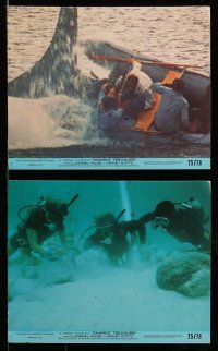 9s059 SHARKS' TREASURE 8 8x10 mini LCs '75 Cornel Wilde, cool images of scuba divers underwater!