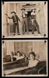 9s308 SPIKES GANG 10 8x10 stills '74 directed by Richard Fleischer, cowboys Lee Marvin & Ron Howard