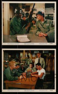 9s107 TAKE THE HIGH GROUND 5 color 8x10 stills '53 Korean War soldiers Widmark & Karl Malden!