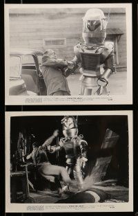 9s270 TOBOR THE GREAT 11 8x10 stills '54 man-made funky robot with every human emotion!