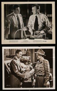 9s988 UNDERTOW 2 8x10 stills '49 one with young Rock Hudson, Scott Brady, film noir!