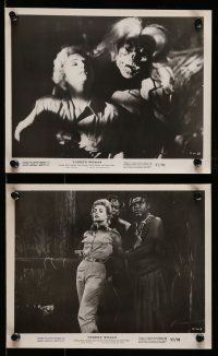 9s587 VOODOO WOMAN 6 8x10 stills '57 Marla English, Tom Conway, cool AIP horror images!