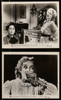 9s426 WHAT EVER HAPPENED TO BABY JANE? 8 8x10 stills '62 Bette Davis & Joan Crawford, Victor Buono!