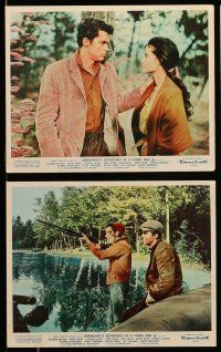 9s017 ADVENTURES OF A YOUNG MAN 8 color English FOH LCs '62 Richard Beymer, DIane Baker, Hemingway