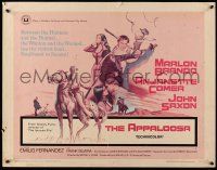 9t022 APPALOOSA 1/2sh '66 Marlon Brando rode the lustful & lawless to live on the edge of violence!