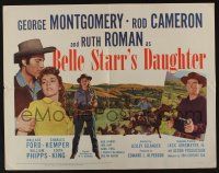 9t034 BELLE STARR'S DAUGHTER 1/2sh '48 art of Ruth Roman, George Montgomery, Rod Cameron!