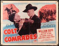 9t068 COLT COMRADES 1/2sh R48 images of western cowboy William Boyd as Hopalong Cassidy!