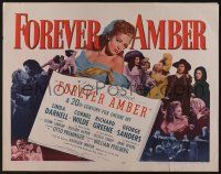 9t110 FOREVER AMBER 1/2sh R53 sexy Linda Darnell, Cornel Wilde, directed by Otto Preminger!