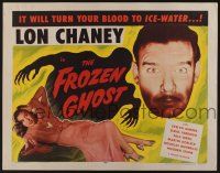9t118 FROZEN GHOST 1/2sh R54 Lon Chaney Jr, sexy Evelyn Ankers, Inner Sanctum Mystery