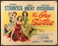 9t122 GAY SISTERS style A 1/2sh '42 sexy full-length image of bad sister Barbara Stanwyck!