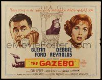 9t123 GAZEBO style A 1/2sh '60 great romantic art of Glenn Ford w/telephone & Debbie Reynolds!