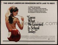 9t144 GUESS WHAT WE LEARNED IN SCHOOL TODAY? 1/2sh '70 John G. Avildsen, sexy image!