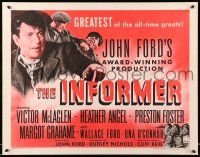 9t170 INFORMER 1/2sh R55 John Ford, great close up art of angry Victor McLaglen!