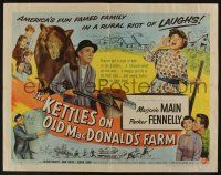 9t199 KETTLES ON OLD MacDONALD'S FARM 1/2sh '57 Marjorie Main & Parker Fennelly in the Ozarks!