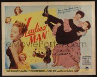 9t208 LADIES' MAN style A 1/2sh '46 Eddie Bracken, Cass Daley & Virginia Welles!