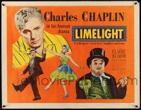 9t229 LIMELIGHT 1/2sh '52 aging Charlie Chaplin & pretty young Claire Bloom!