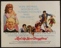 9t241 LOCK UP YOUR DAUGHTERS 1/2sh '69 Christopher Plummer, Susannah York, Glynis Johns