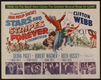 9t353 STARS & STRIPES FOREVER 1/2sh '53 Clifton Webb as band leader & composer John Philip Sousa!