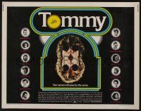 9t385 TOMMY 1/2sh '75 The Who, Roger Daltrey, rock & roll, cool mirror image!