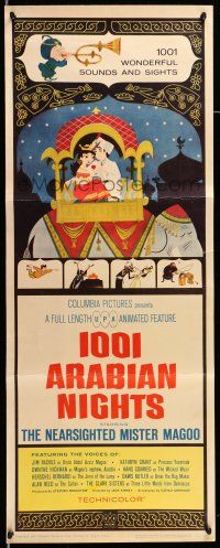 9t425 1001 ARABIAN NIGHTS insert '59 Jim Backus as the voice of The Nearsighted Mr. Magoo!