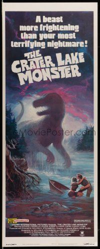 9t532 CRATER LAKE MONSTER insert '77 art of the dinosaur more frightening than your nightmares!