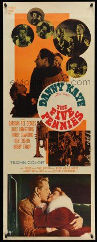 9t569 FIVE PENNIES insert '59 Danny Kaye, Louis Armstrong & Barbara Bel Geddes!