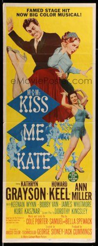 9t650 KISS ME KATE insert '53 Howard Keel spanking Kathryn Grayson, sexy Ann Miller!