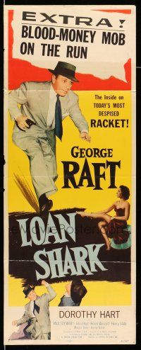 9t660 LOAN SHARK insert '52 George Raft, Dorothy Hart, the inside on today's most despised racket!