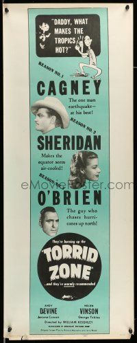 9t816 TORRID ZONE insert R57 sexy Ann Sheridan with James Cagney & Pat O'Brien!