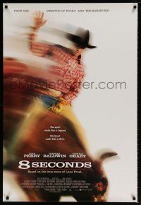 9w004 8 SECONDS int'l 1sh '94 James Rebhorn, cool image of Luke Perry as Lane Frost!