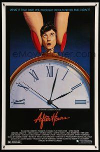 9w029 AFTER HOURS style B 1sh '85 Martin Scorsese, great art by Mattelson!