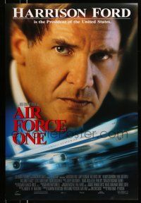 9w031 AIR FORCE ONE int'l DS 1sh '97 President Harrison Ford, image of the Presidential plane!