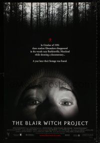 9w093 BLAIR WITCH PROJECT 1sh '99 Daniel Myrick & Eduardo Sanchez horror cult classic!