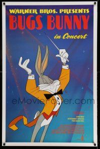 9w111 BUGS BUNNY IN CONCERT 1sh '90 great cartoon image of Bugs conducting orchestra!