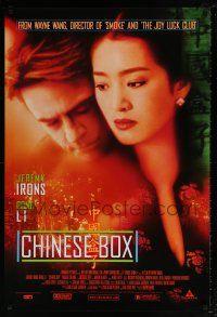 9w130 CHINESE BOX 1sh '97 directed by Wayne Wang, Jeremy Irons, Gong Li