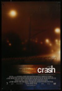 9w152 CRASH int'l DS 1sh '04 Don Cheadle, Sandra Bullock, Matt Dillon!