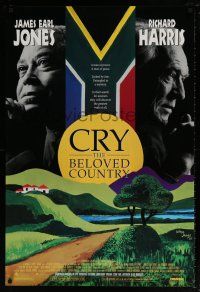9w159 CRY THE BELOVED COUNTRY 1sh '95 James Earl Jones, Richard Harris, South Africa!