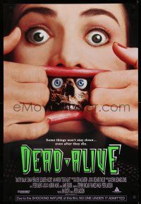 9w176 DEAD ALIVE 1sh '92 Peter Jackson gore-fest, some things won't stay down!