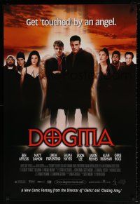 9w204 DOGMA 1sh '99 Kevin Smith, Ben Affleck, Matt Damon, get 'touched' by an angel!